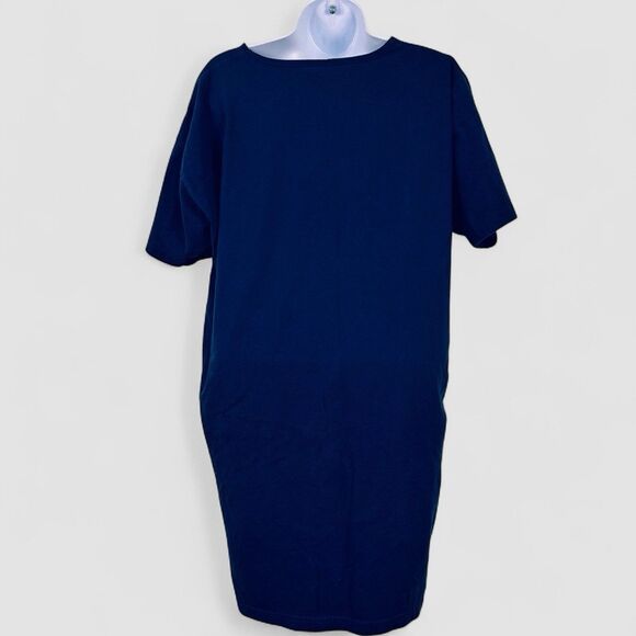 NFL For Her Womens Dallas Cowboys Blue 100% Cotton Oversize Grunge Retro T Shirt - Picture 3 of 5